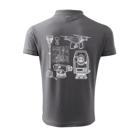 Geodet teodolit dron