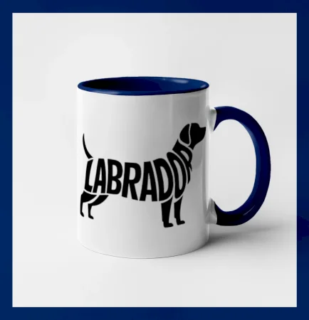 Labrador nápis v tele