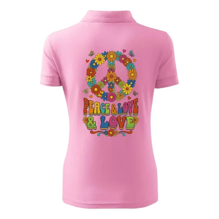Peace and love - na výšku s květy