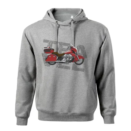 Cestovná motorka Amerika červená