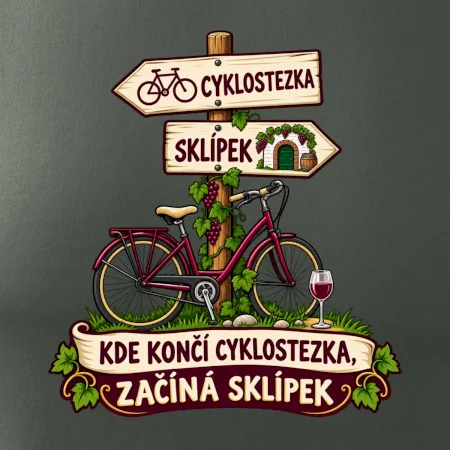 Kde končí cyklostezka, začíná sklípek