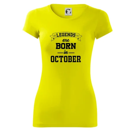 Legends are born in October