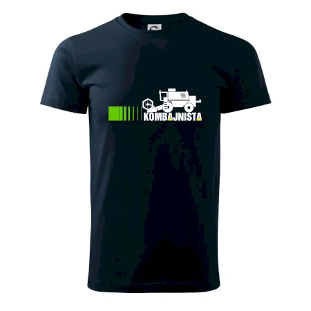 Kombajnista zelená a žltá