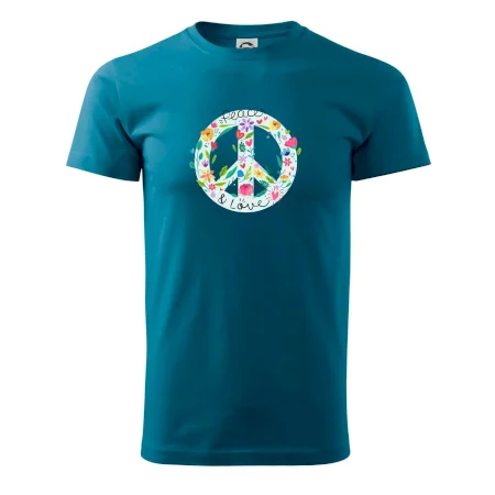 Peace and love symbol