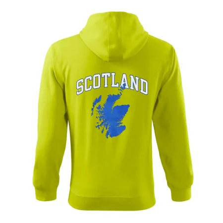 Scotland nápis s mapou