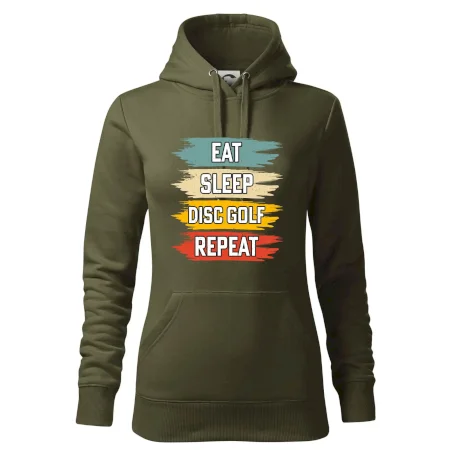 Disc Golf eat sleep barevné