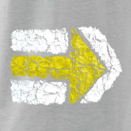 Párová turistická značka žlutá