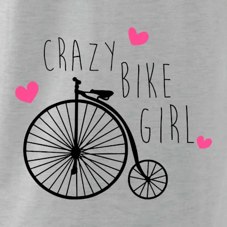 Crazy bike girl
