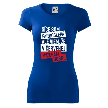 Síce som farboslepá, ale viem, že v červenej vyzerám dobre