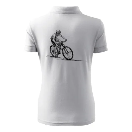 MTB kreslený cyklista