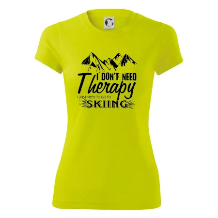 I dont need therapy - Skiing