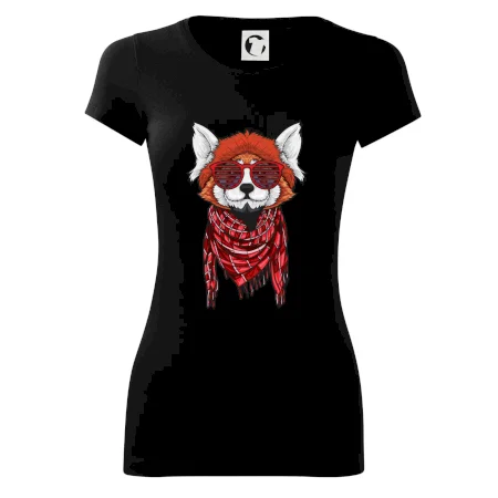 Červená panda hipster