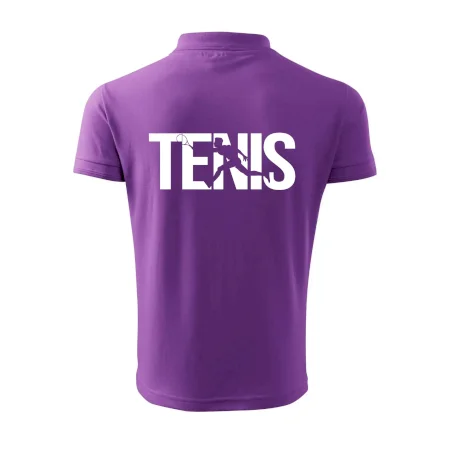 Tenis nápis silueta