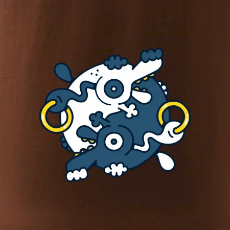 Yin & Yang abstraktné psy