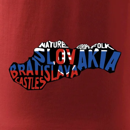 Mapy - názvy miest - Slovensko