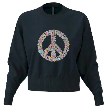 Peace symbol lístočky