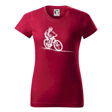 MTB kreslený cyklista