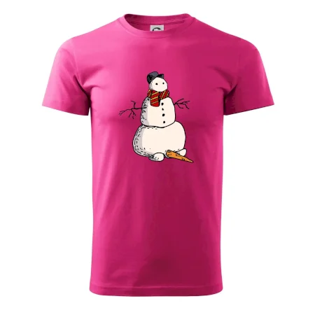 Snehuliak so spadnutým nosom