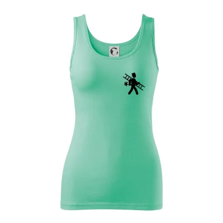 Kominík logo + nápis na zádech