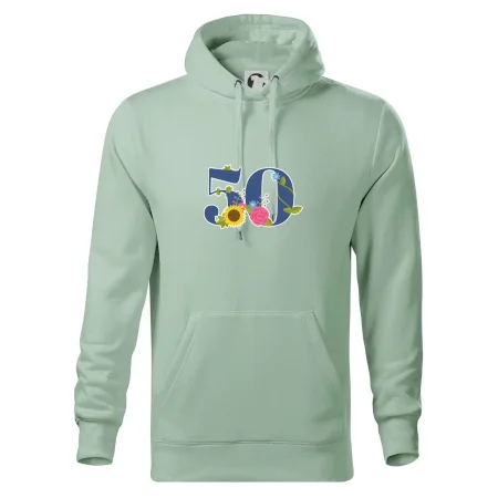 Kvetinové číslo kreslené - 50