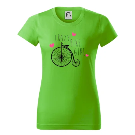 Crazy bike girl