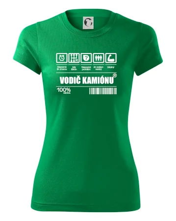 Čiarový kód - Vodič kamiónu