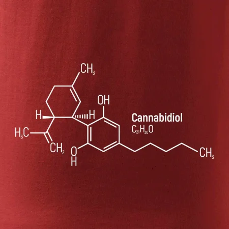 Molekulárna štruktúra CBD (Canabidiol)