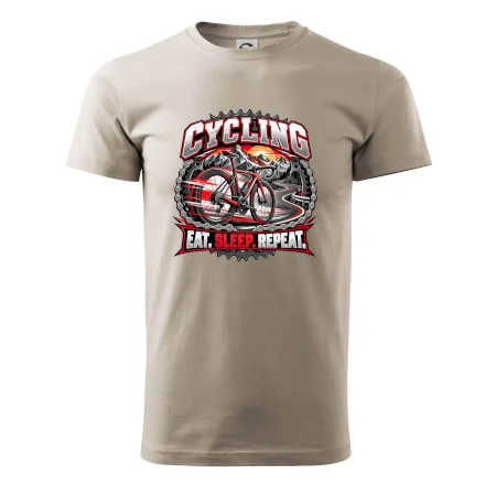 Bicykel medzi horami eat sleep repeat