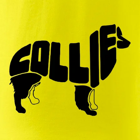 Border kólia písmo v tele