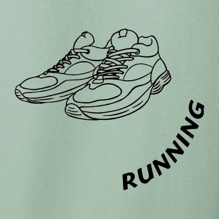 Running nápis šikmo