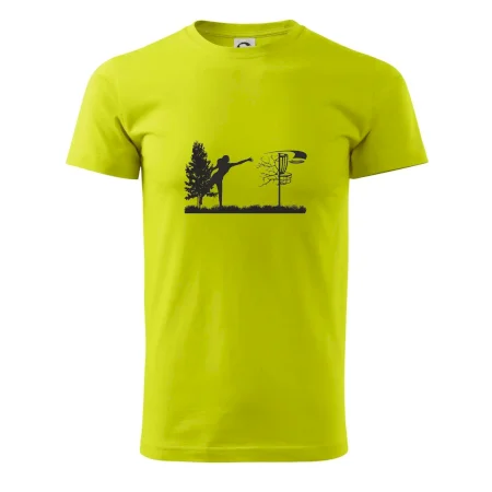 Disc golf - žena čierny obrázok