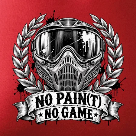 No Paint, No Game – motív s maskou