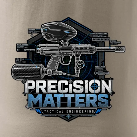 Technický nákres – presnosť je dôležitá paintball