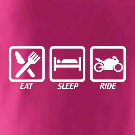 Eat sleep ride - cesta