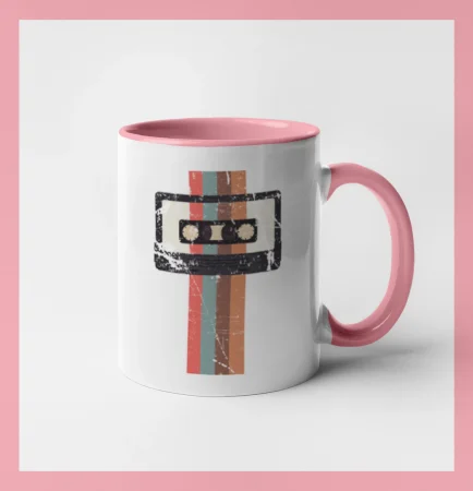 Retro kazeta - pruhy