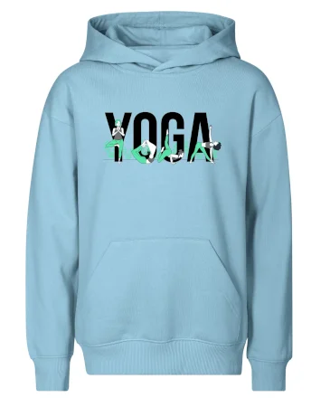 Yoga nápis farebný