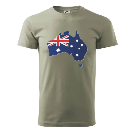 Austrália - vlajka mapa