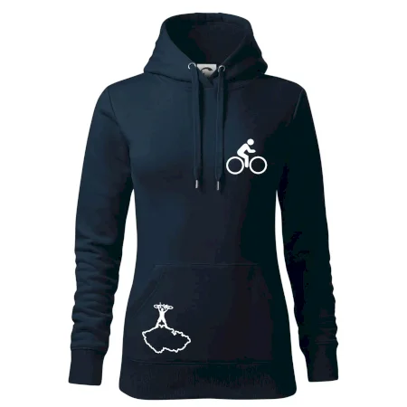 Mapa ČR + kolo na prsu