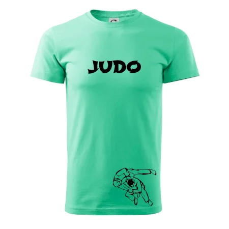Judo nápis + postavy