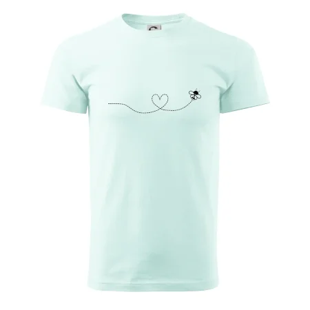 Dráha letu včely - srdce