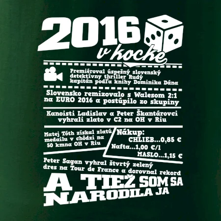 2016 v kocke