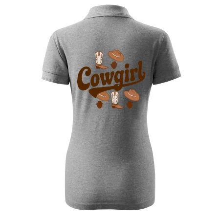 Cowgirl nápis a oblečenie
