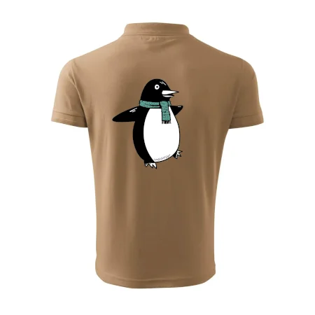 Tučniak so zeleným šálom