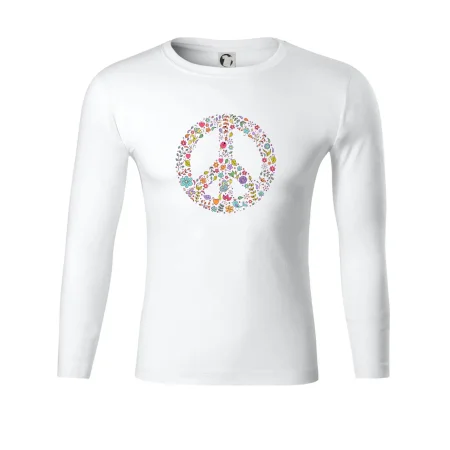 Peace symbol lístočky
