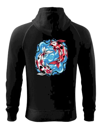Yin & Yang Koi kapor - červený