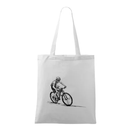 MTB kreslený cyklista
