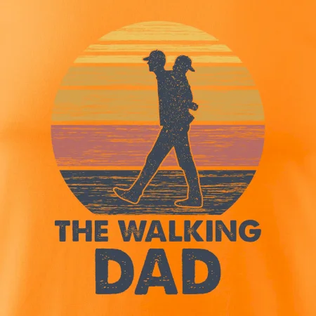 The walking dad - tata s dítětem na zádech