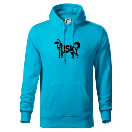 Husky nápis v tele