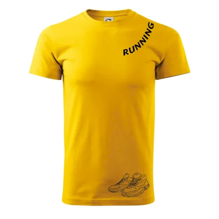 Running nápis šikmo