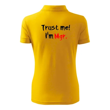 Trust me I´m  Mgr. / Ver mi som Magister.